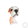 Kép 1/3 - Bólogató kutya - Angol bulldog (10cm magas)