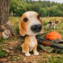 Kép 3/3 - Bólogató kutya - Beagle (10cm magas)