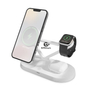 Kép 2/5 - Tech-Protect Qi univerzális vezeték nélküli töltő állomás – 15W – Tech-Protect A13 3in1 Wireless Charger for Phone + Watch + Earphone – fehér