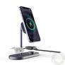 Kép 4/5 - Tech-Protect Qi univerzális vezeték nélküli töltő állomás – 18W – Tech-Protect A22 3in1 Wireless Charger for Phone + Watch + Earphone – szürke