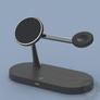 Kép 4/5 - Tech-Protect Qi univerzális vezeték nélküli töltő állomás – 15W – Tech-Protect A12 3in1 Wireless Charger for Phone + Watch + Earphone – fekete