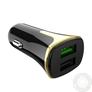 Kép 5/5 - Apple iPhone 5/5S/5C/SE/iPad 4/iPad Mini szivargyújtós töltő adapter + lightning adatkábel – 5V/3,4A – HOCO Z31 QC3.0 – black