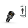 Kép 1/5 - Hoco Bluetooth FM-transmitter / szivargyújtó töltő/kihangosító – 2xUSB – Hoco E19 – black