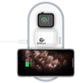 Kép 4/5 - HOCO Qi univerzális vezeték nélküli töltő állomás – 10W – HOCO CW24 Wireless Fast Charger 3in1 – Qi eszköz/Apple iWatch/TWS Airpods – fehér