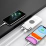 Kép 3/5 - Univerzális hordozható, asztali akkumulátor töltő – HOCO J63 Power Bank – USB + Type-C + micro USB + PD + QC3.0 Wireless Charging – 10.000 mAh – fehér
