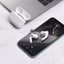 Kép 2/5 - HOCO TWS Bluetooth sztereó headset v5.1 + töltőtok – HOCO EW05 Plus True Wireless Earphones with Charging Case – fehér