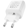 Kép 2/3 - HOCO hálózati töltő adapter Type-C + USB bemenettel – 20W – HOCO N5 Super Fast Charger PD3.0 + QC3.0 – white