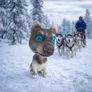 Kép 3/3 - Bólogató kutya - Husky (10cm magas)