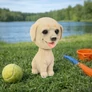 Kép 3/3 - Bólogató kutya - Labrador retriver (10cm magas)