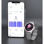 Kép 19/21 - Maxcom Fit FW42 ezüst IP68 vízálló okosóra pulzus és vérnyomásmérővel