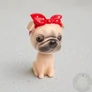 Kép 2/3 - Bólogató kutya - Mopsz (10cm magas)