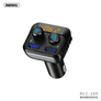Kép 3/4 - Remax Bluetooth FM-transmitter/szivargyújtó töltő – 2xUSB + microSD-kártyaolvasó – Remax RCC105 – black