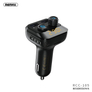 Kép 4/4 - Remax Bluetooth FM-transmitter/szivargyújtó töltő – 2xUSB + microSD-kártyaolvasó – Remax RCC105 – black