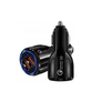 Kép 4/4 - Smart Dual USB szivargyújtós töltő adapter – 5V/3,1A/9V/2A/12V/1,6A – Smart QC3.0 Car Charger – Qualcomm Quick Charge 3.0 – black