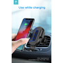 Kép 3/4 - Devia szellőzőrácsba illeszthető vezeték nélküli autós töltő/tartó – 5V/2A – Devia Sensor Car Air Vent Wireless Charger Phone Holder – 10W – Qi szabványos