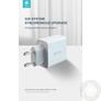 Kép 2/5 - Devia hálózati töltő adapter Type-C + USB bemenettel – 20W – Devia Smart Series PD3.0 + QC3.0 – Qualcomm Quick Charge 3.0 – white