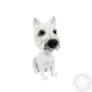 Kép 1/3 - Bólogató Kutya - Westie (10cm magas)