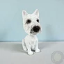 Kép 2/3 - Bólogató Kutya - Westie (10cm magas)