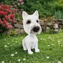 Kép 3/3 - Bólogató Kutya - Westie (10cm magas)