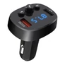 Kép 3/5 - XO BCC03 autós gyorstöltő és Bluetooth FM transzmitter, 2XUSB, 18W, fekete