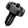Kép 4/5 - XO BCC03 autós gyorstöltő és Bluetooth FM transzmitter, 2XUSB, 18W, fekete