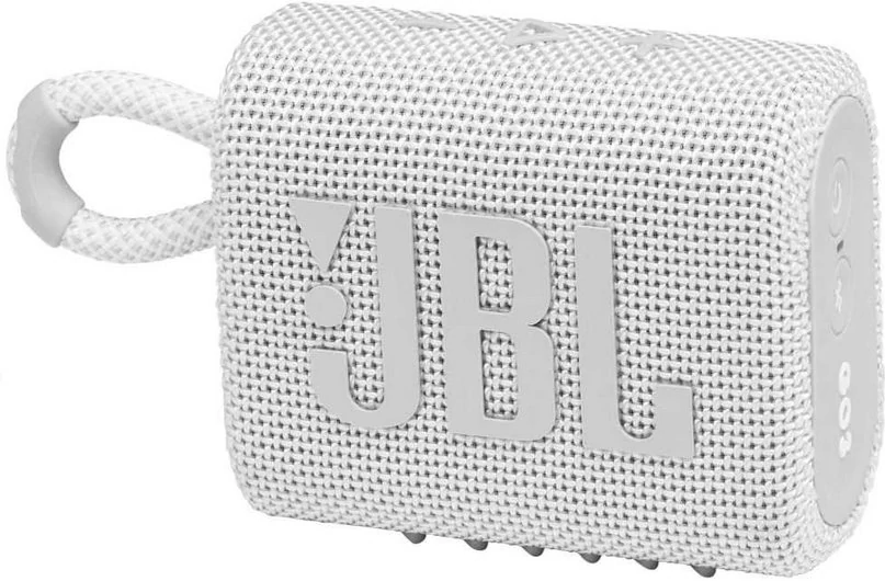 JBL Go 3 hordozható bluetooth hangszóró , 4.2W, fehér, JBLGO3WHT