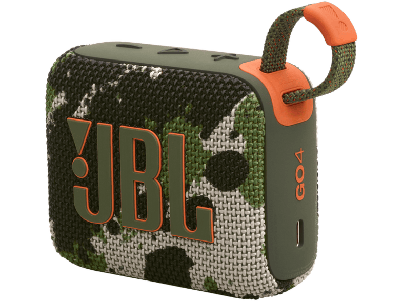 JBL GO4 Bluetooth hangszóró, terepmintás (sötétzöld)