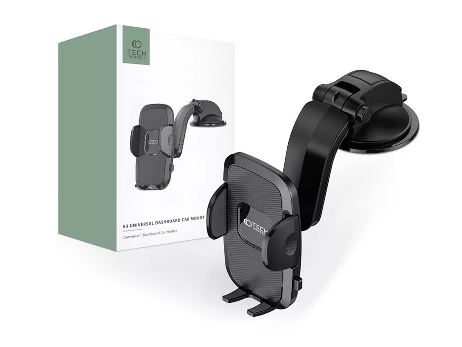 UNIVERZÁLIS MŰSZERFALRA HELYEZHETŐ PDA/GSM AUTÓS TARTÓ - TECH-PROTECT UNIVERSAL DASHBOARD CAR MOUNT