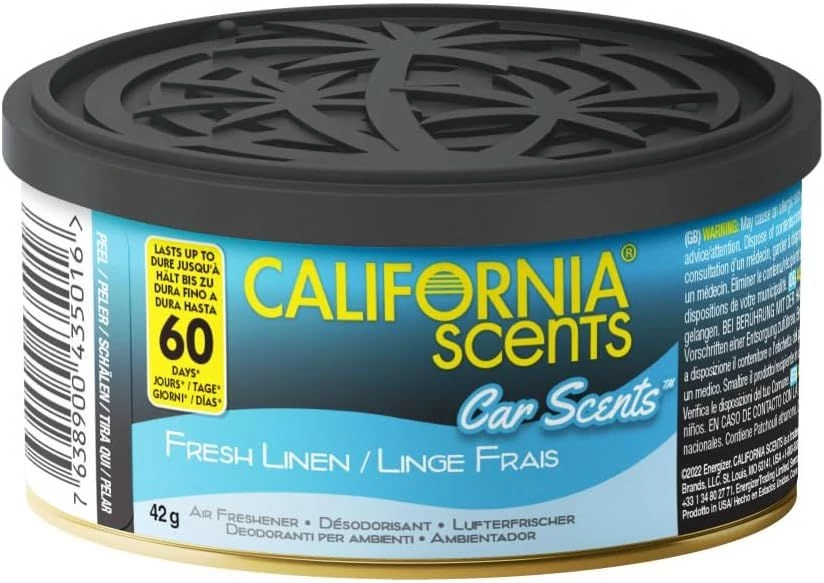 California Autóillatosító konzerv - Friss Öblítő (Fresh Linen)