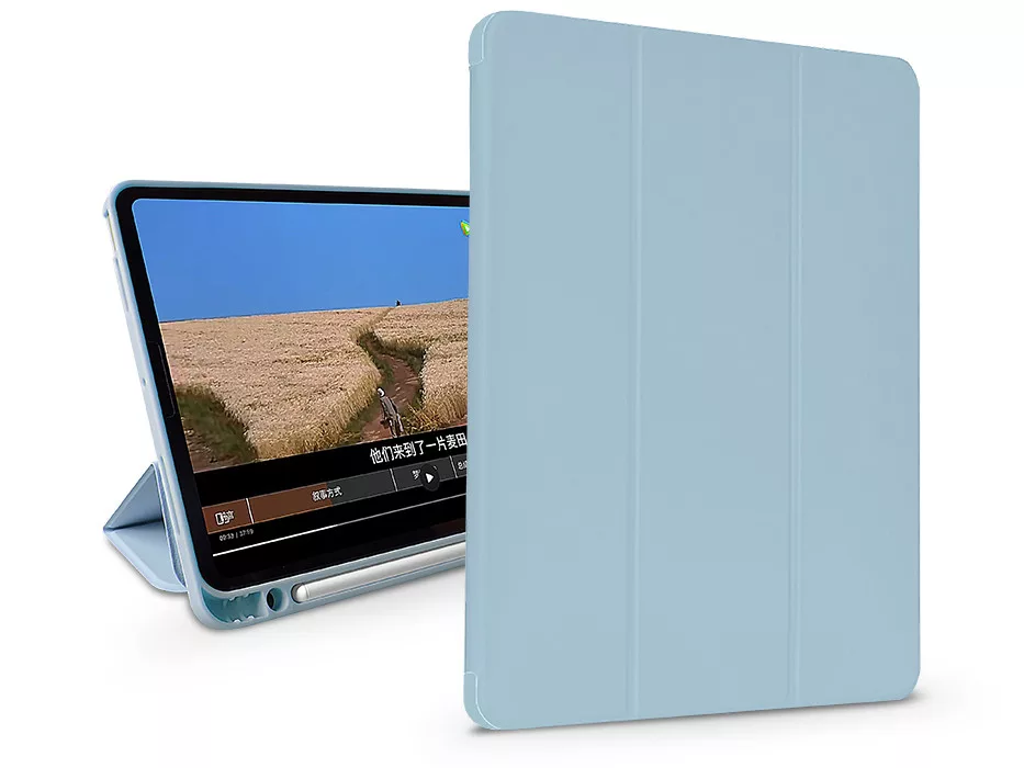 APPLE IPAD 10.2 (2019/2020/2021) TABLET TOK (SMART CASE) ON/OFF FUNKCIÓVAL, APPLE PENCIL TARTÓVAL, M