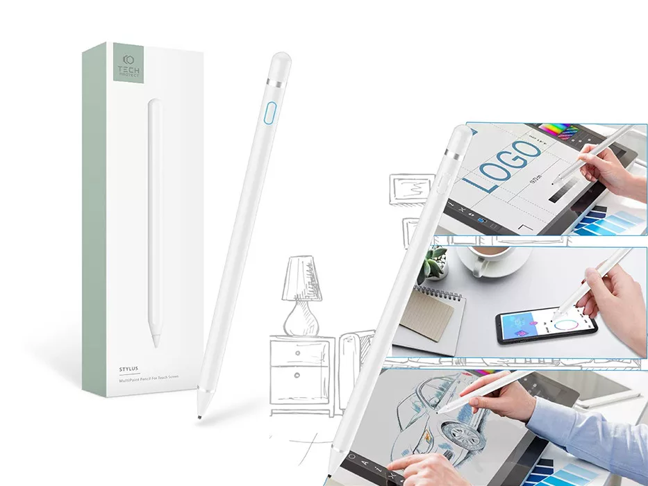 Tech-Protect Active Stylus Pen aktív toll rajzoláshoz Android / iOS / Windows 10