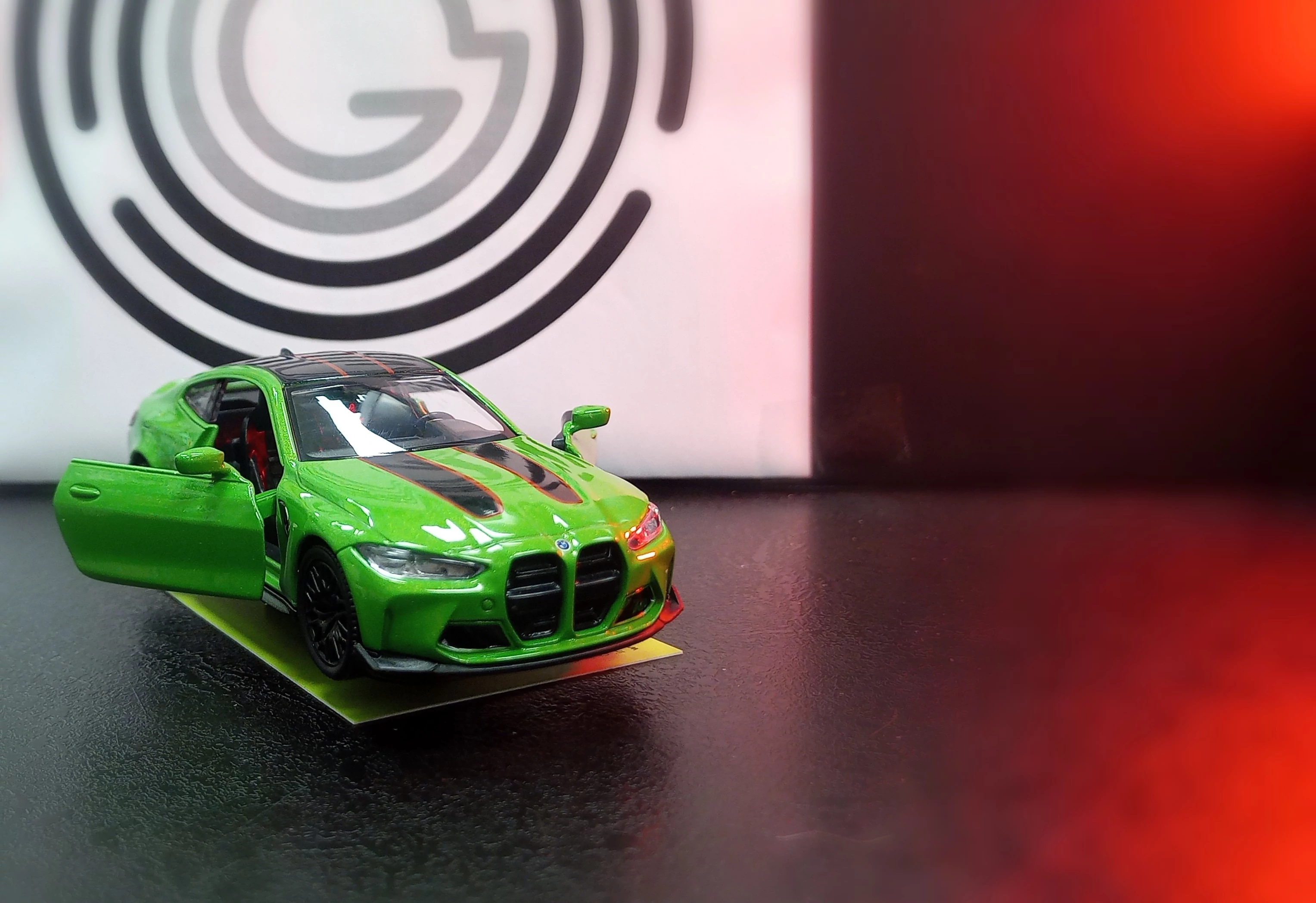 Rmz City fém autó 1:32 - BMW M4 CSL ZÖLD