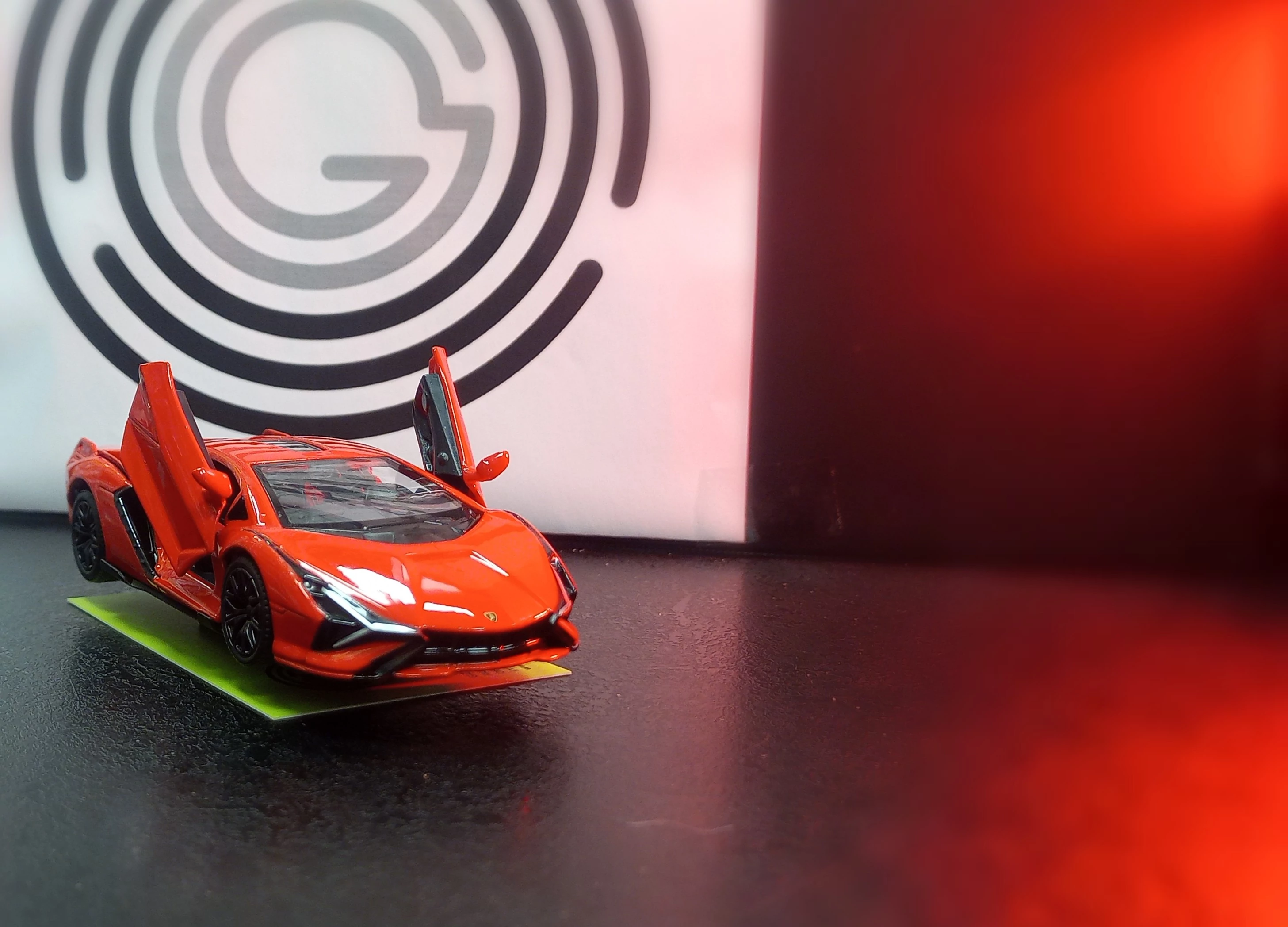 Rmz City fém autó 1:32 - LAMBORGHINI SIAN FKP 37 PIROS
