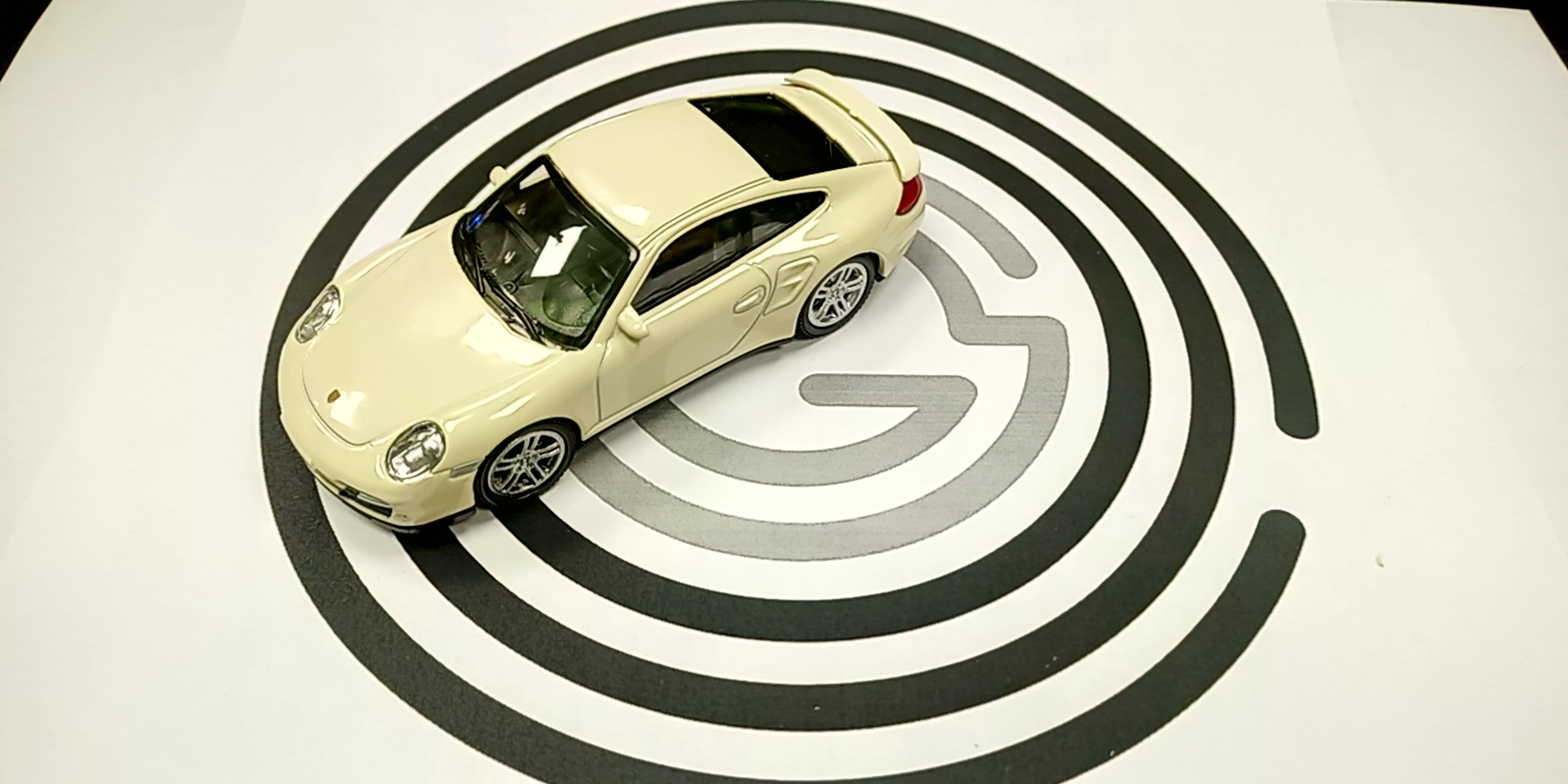 Rmz City fém autó 1:43 PORSCHE 911 TURBO BÉZS