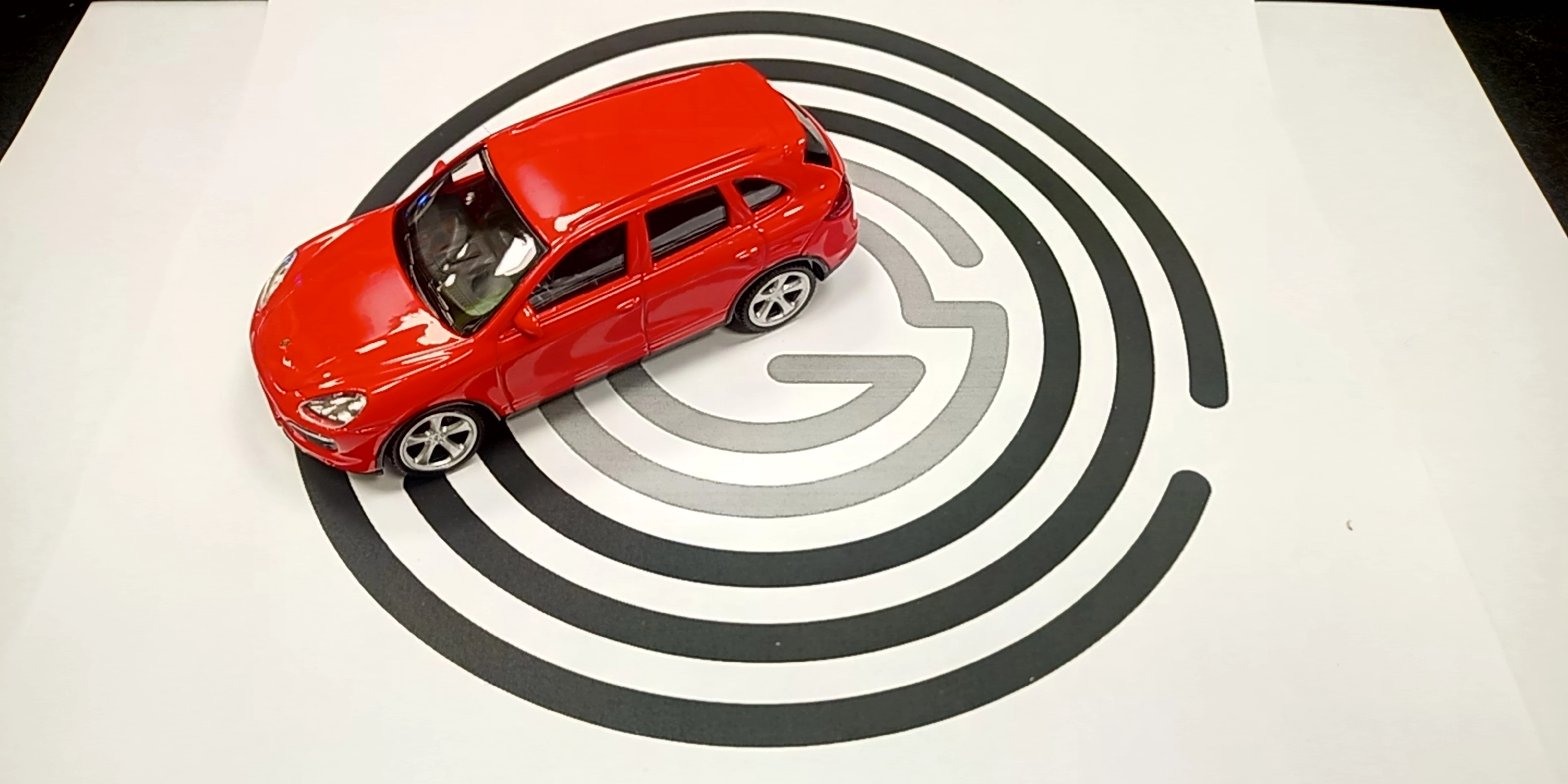 Rmz City fém autó 1:43 PORSCHE CAYENNE TURBO PIROS