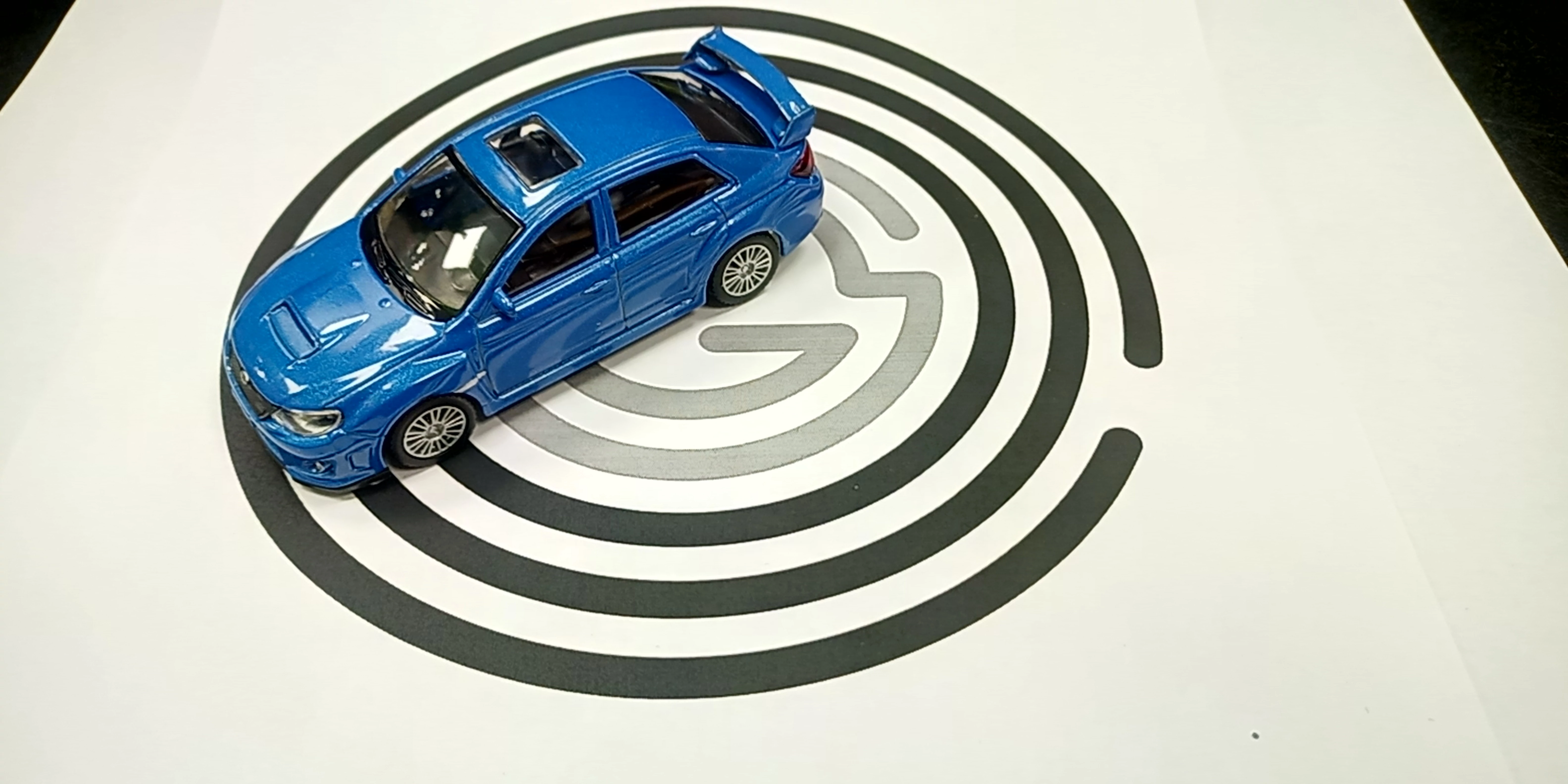 Rmz City fém autó 1:43 SUBARU WRX STI KÉK