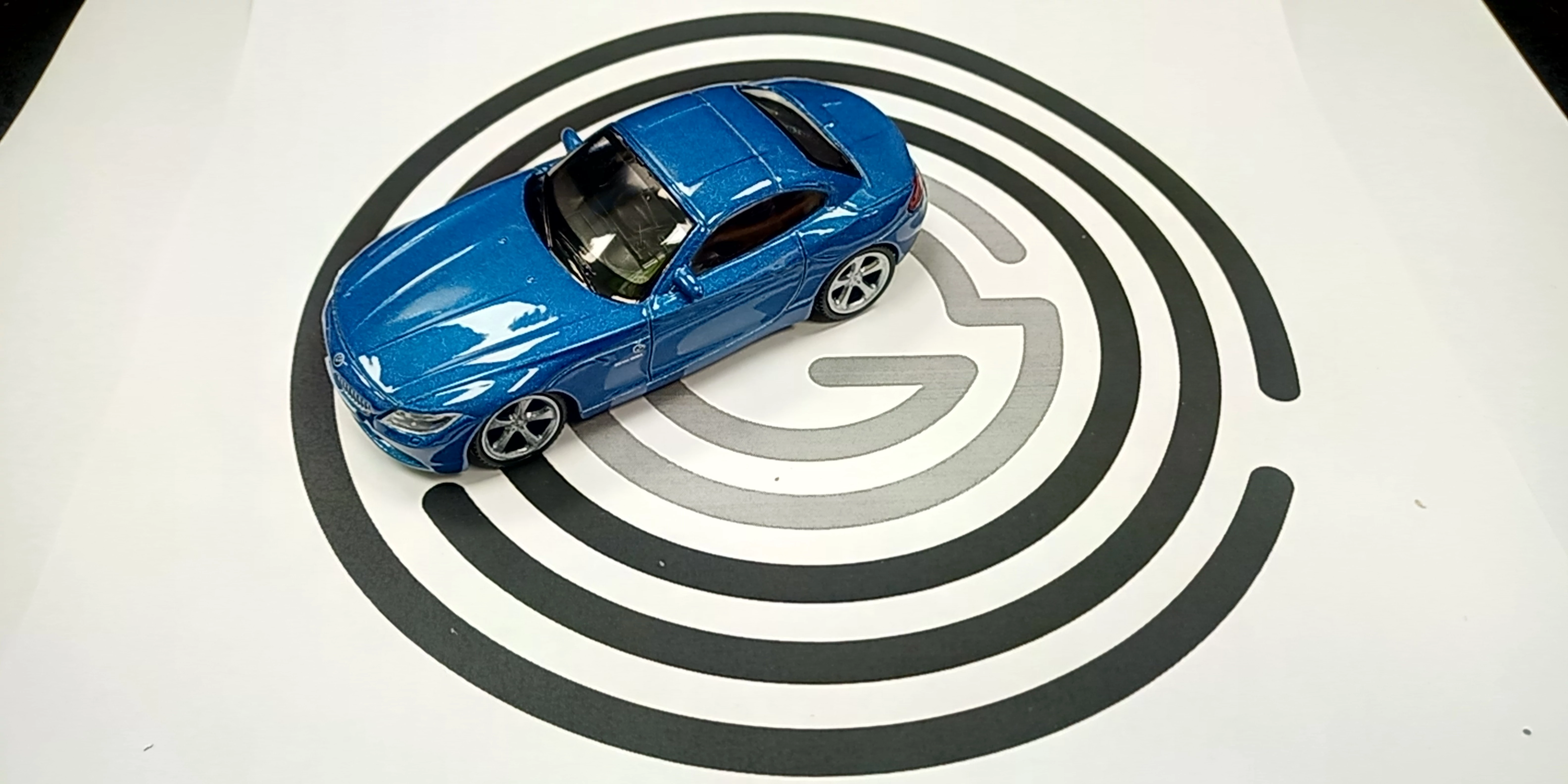 Rmz City fém autó 1:43 BMW Z4 KÉK