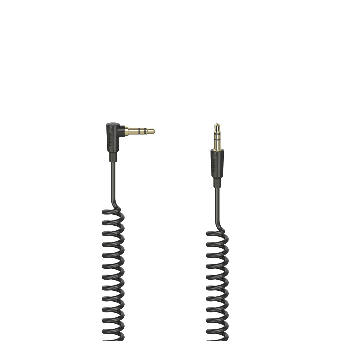 FIC 3,5mm jack-jack (AUX) SPIRÁL, 90°, (1,5m)