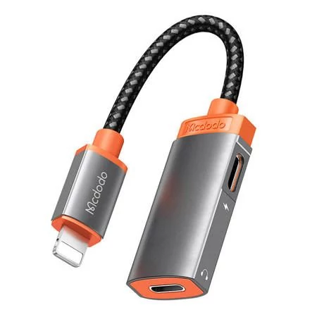 Mcdodo Lightning adapter 2x Lightning Oryx CA-0490-hez fekete