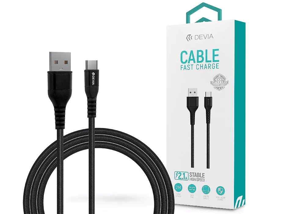 Devia USB A - C adat és töltőkábel (2 méter)