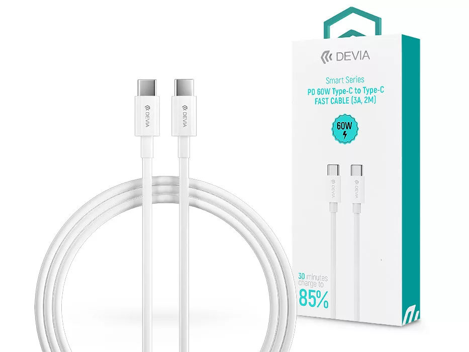 Devia USB C - C adat és töltőkábel (2méter)