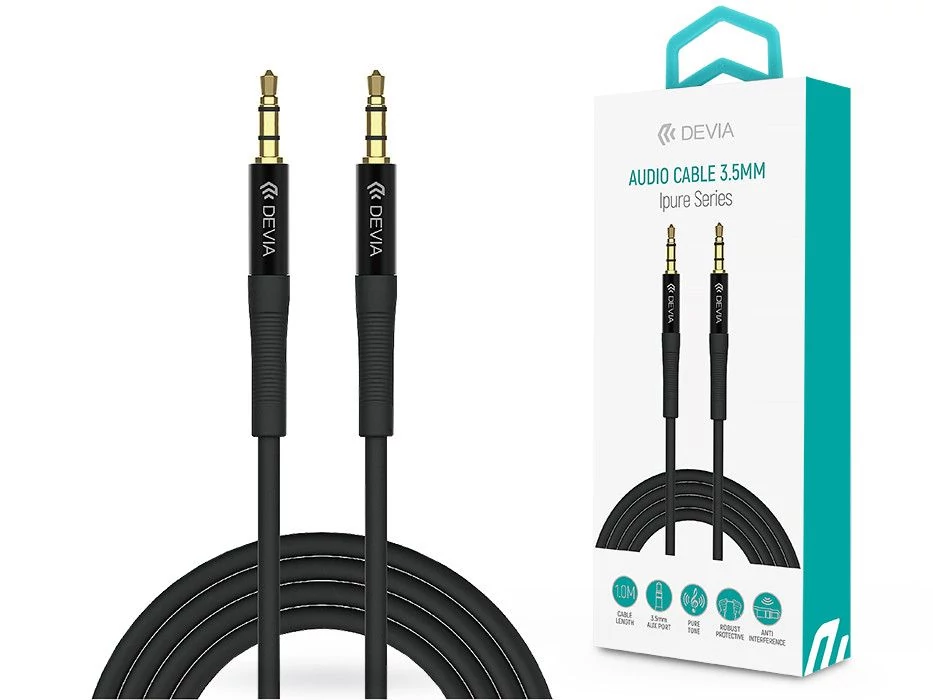 Devia 3,5 - 3,5 mm jack(aux) audio kábel (1m)