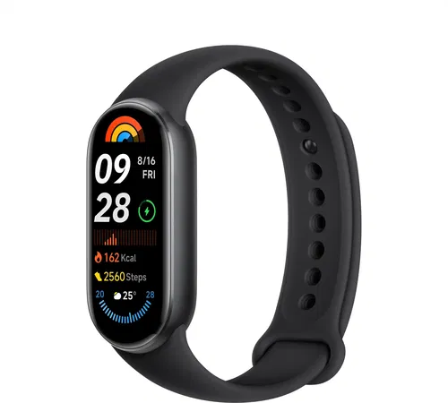 Xiaomi Smart Band 9 aktivitásmérő, fekete BHR8337
