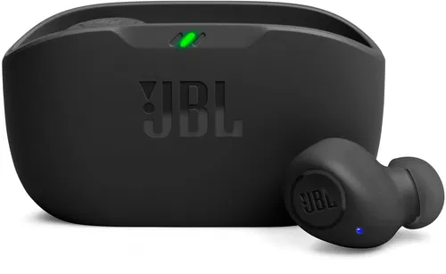JBL WAVE BUDS bluetooth fülhallgató SZTEREO (v5.2, TWS, mikrofon, zajszűrő, IP54 + töltőtok) FEKETE