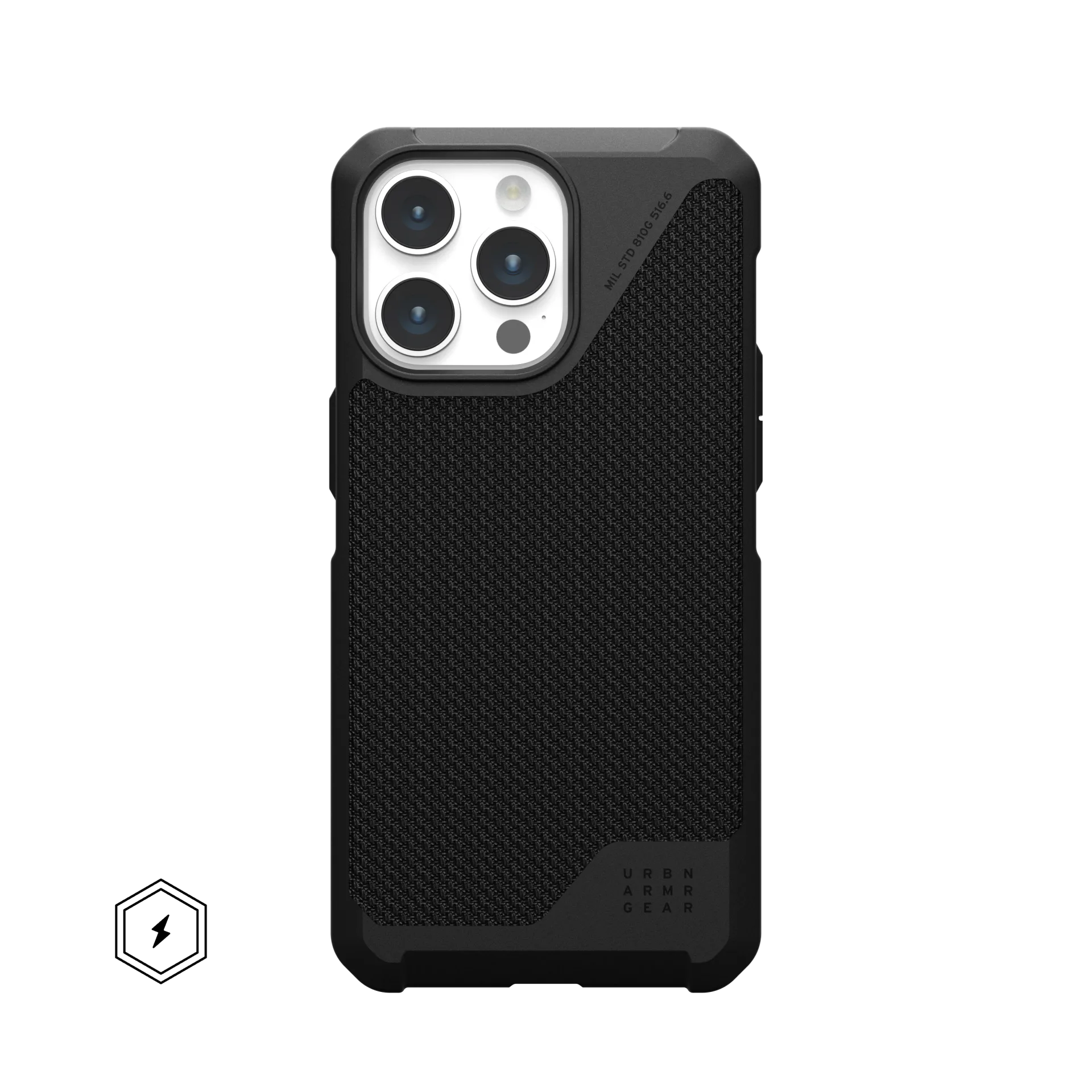 UAG Metropolis LT MagSafe Apple iPhone 15 Pro Max hátlap tok, kevlár fekete