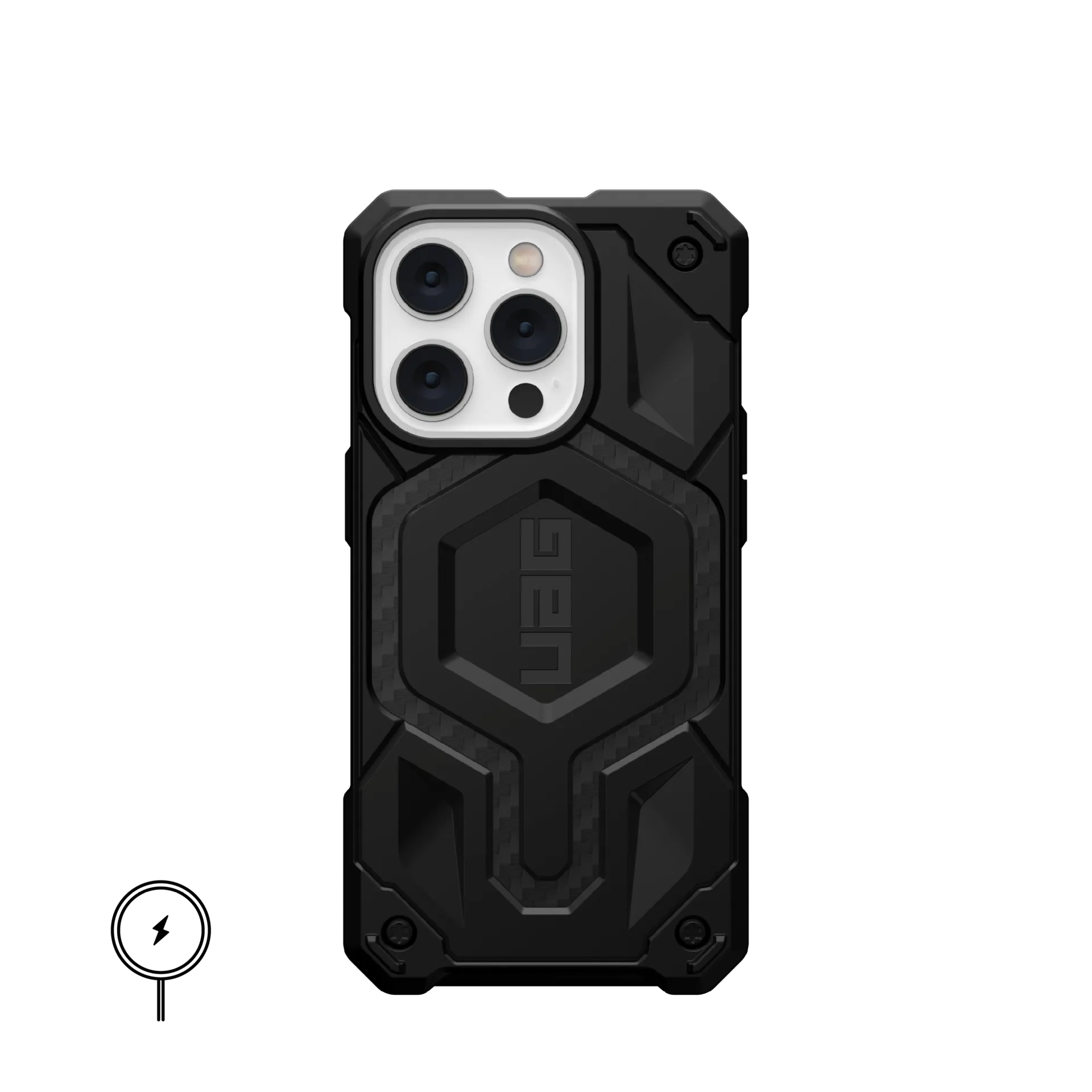 UAG Monarch Pro MagSafe Apple iPhone 14 Pro Max hátlap tok, Carbon Fiber