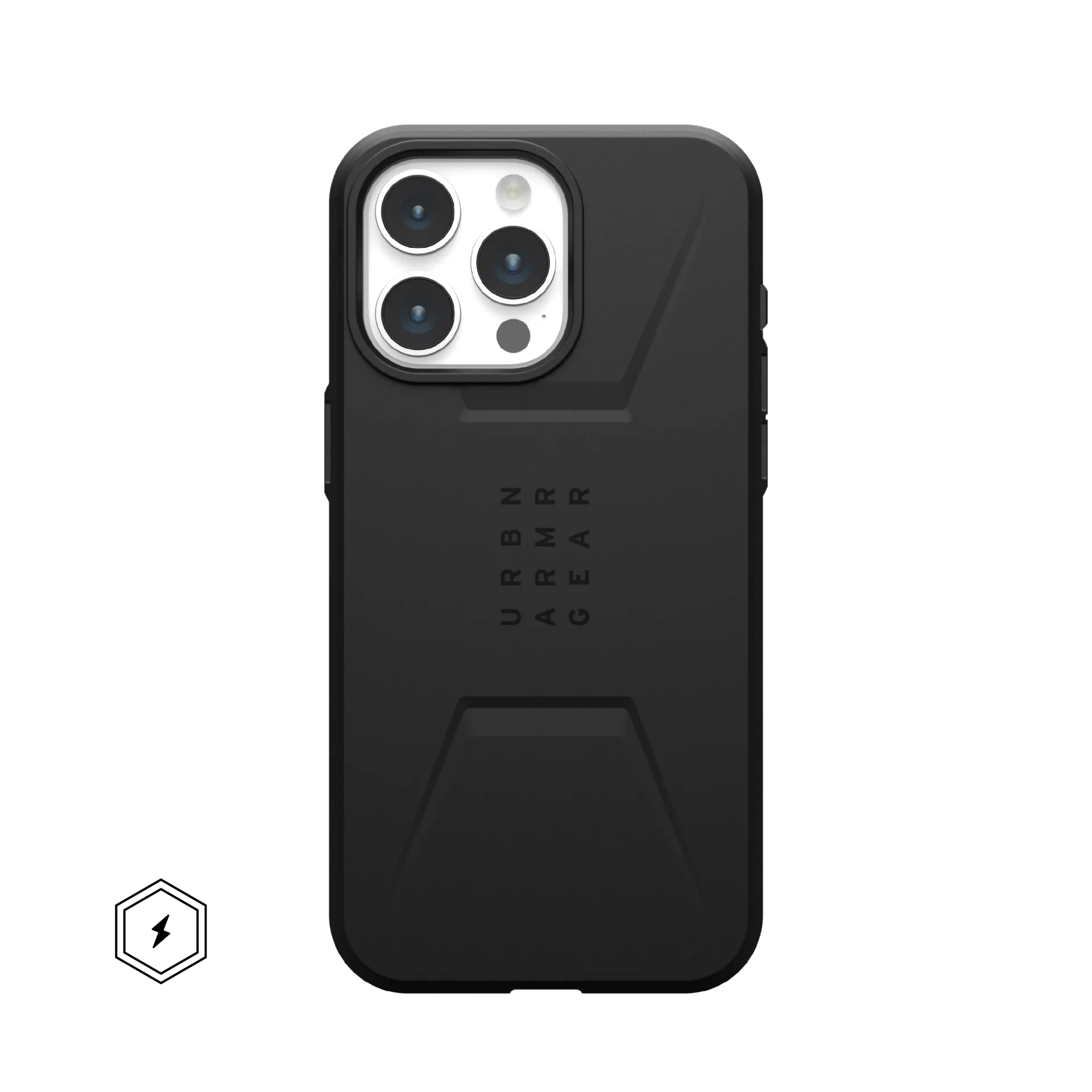 UAG Civilian MagSafe Apple iPhone 15 Pro Max hátlap tok, fekete