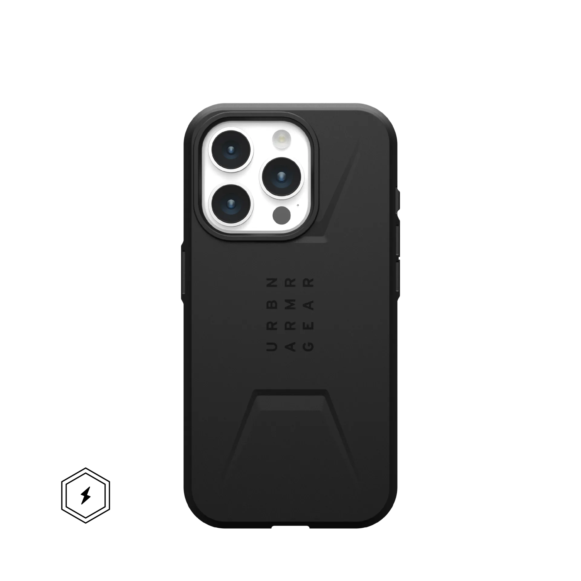 UAG Civilian MagSafe Apple iPhone 15 Pro hátlap tok, fekete