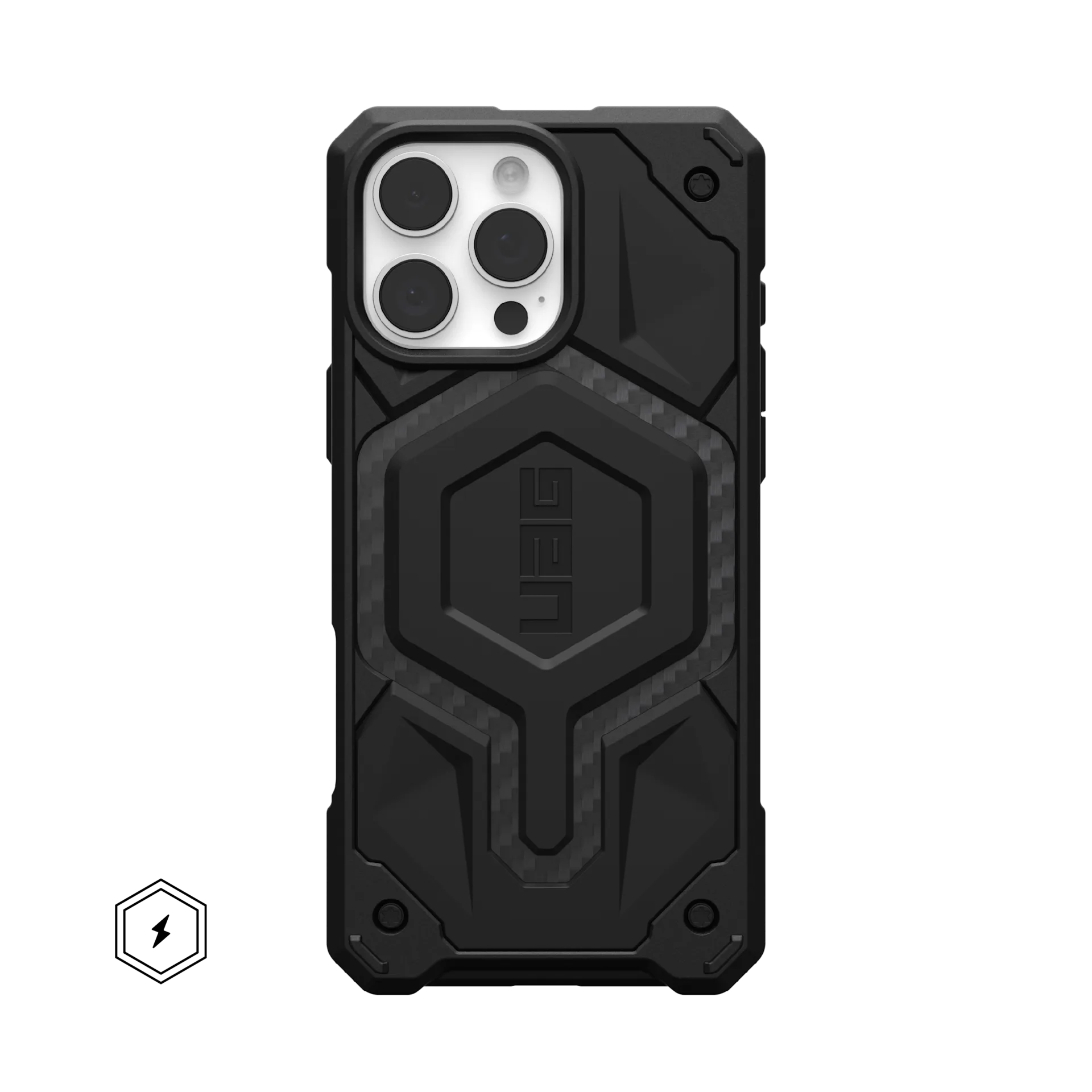 UAG MONARCH PRO Apple iPhone 16 Pro Max (magsafe, carbon fiber fekete)