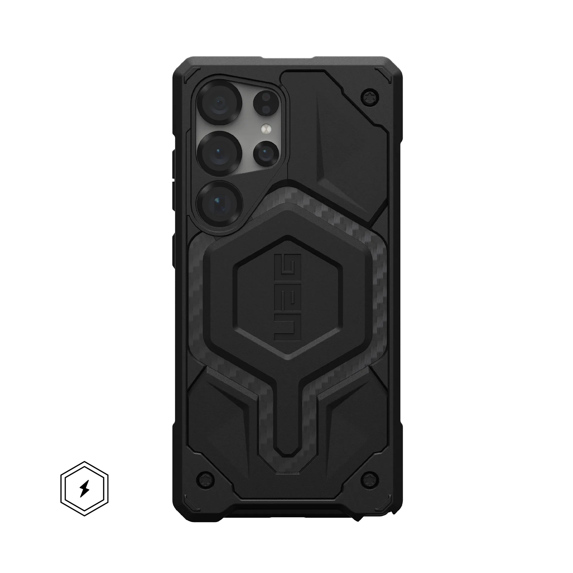UAG MONARCH PRO Samsung Galaxy S25 Ultra (magsafe, carbon fiber fekete)